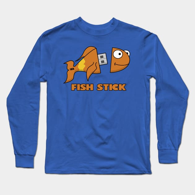 Fish Stick 1KB Long Sleeve T-Shirt by Delinquent